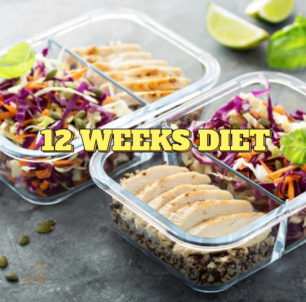 12 WEEKS DIET - Ravinto-ohjelma miehille